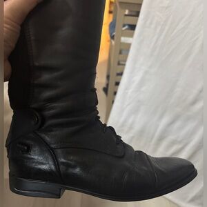 Parlanti Tall Riding Boots – Size 38, 19” Height, 15” Calf – Just Resoled